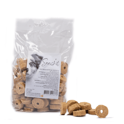 Snack'it Soft Rings m. Kylling 500g
