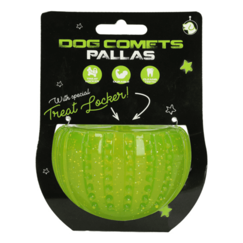 Dog Comets Pallas with Treat Locker Green